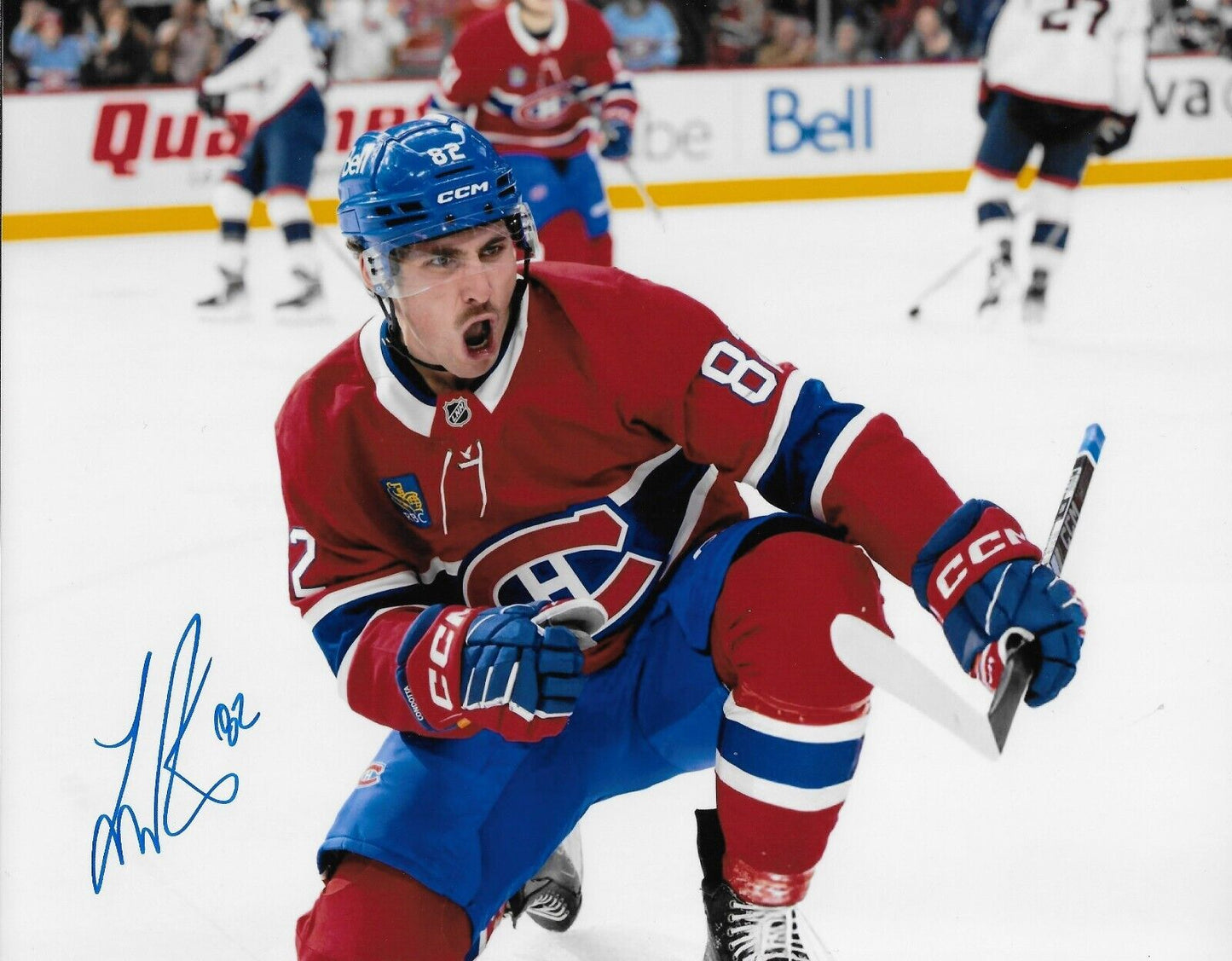 Signed Lucas Condotta Montreal Canadiens Autographed 8x10 Photo #4 Original