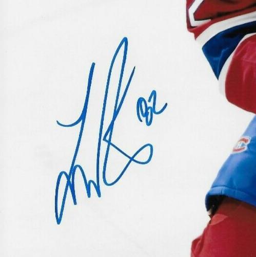 Signed Lucas Condotta Montreal Canadiens Autographed 8x10 Photo #4 Original