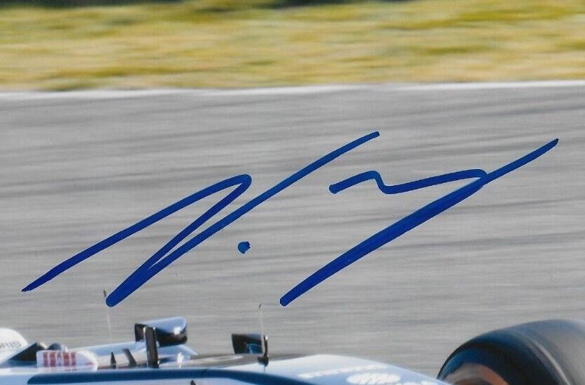 Signed Valtteri Bottas Renault Driver Formula 1 8x10 Photo #10 Original