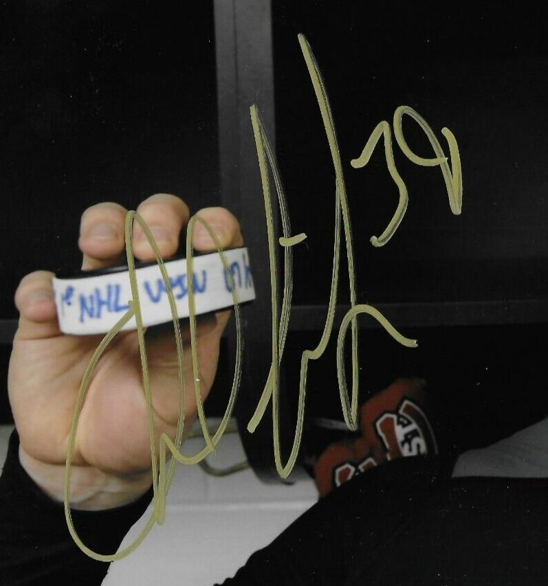 Signed Charlie Lindgren Montreal Canadiens 1st NHL Win 8x10 Photo #2 Original