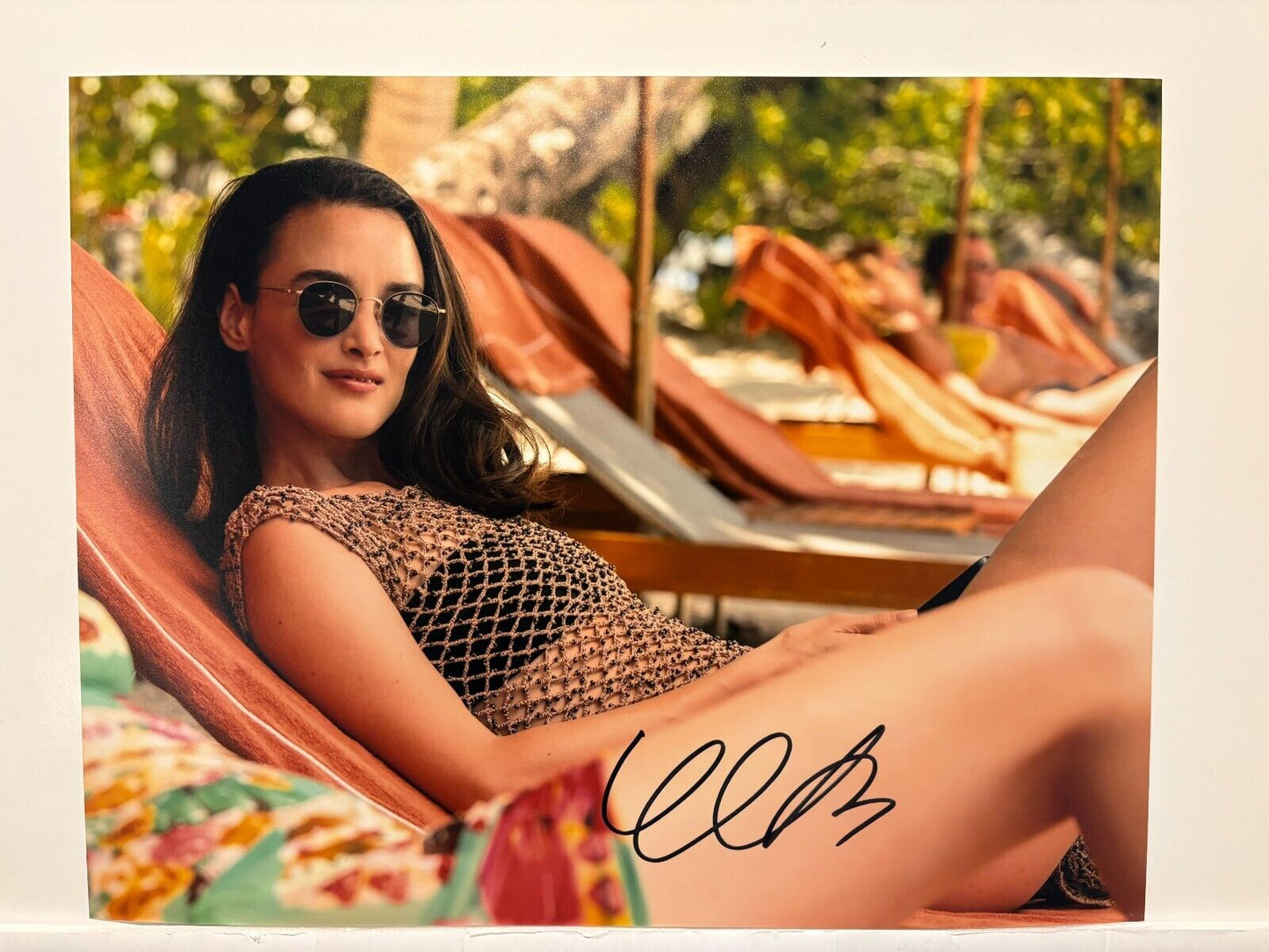 Actress Charlotte Le Bon Signed White Lotus1 1x14 Photo Chloe