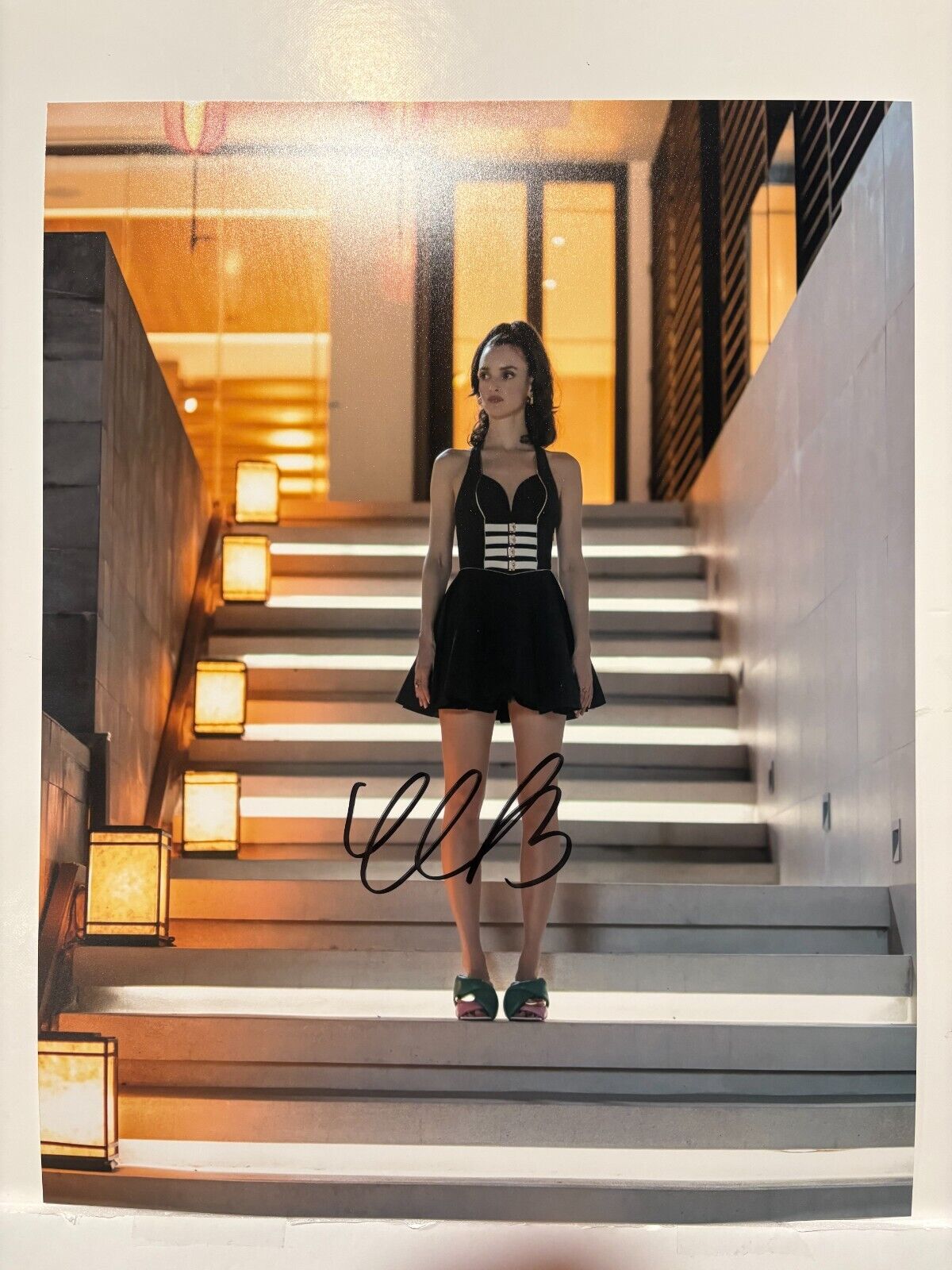Actress Charlotte Le Bon Signed White Lotus 11x14 Photo Chloe 3