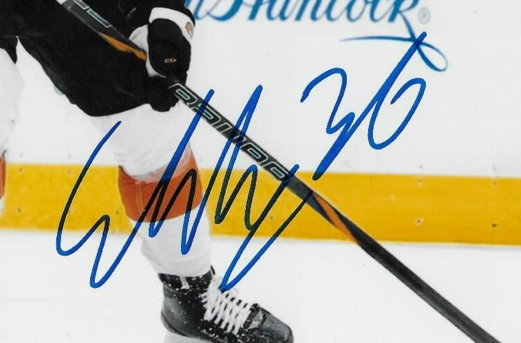 Signed Emil Andrae Philadelphia Flyers Autographed 8x10 Photo #3 Original