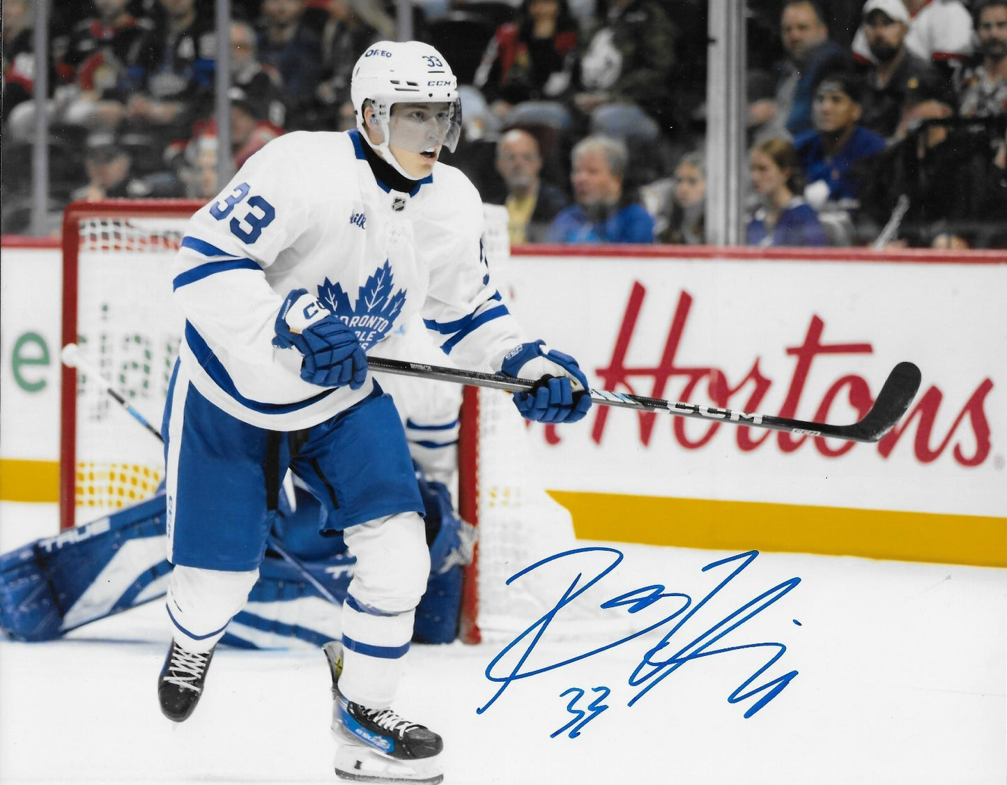Signed Roni Hirvonen Toronto Maple Leafs 8x10 Photo #1 AHL Marlies Original