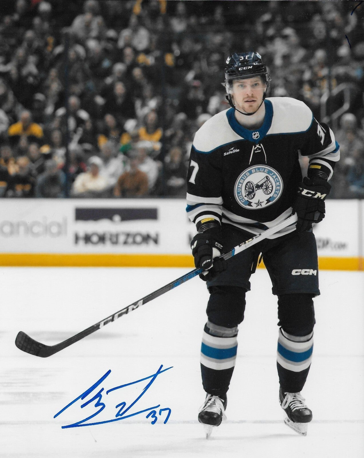 Signed Cameron Butler Columbus Blue Jackets Cleveland Monsters 8x10 Photo #1