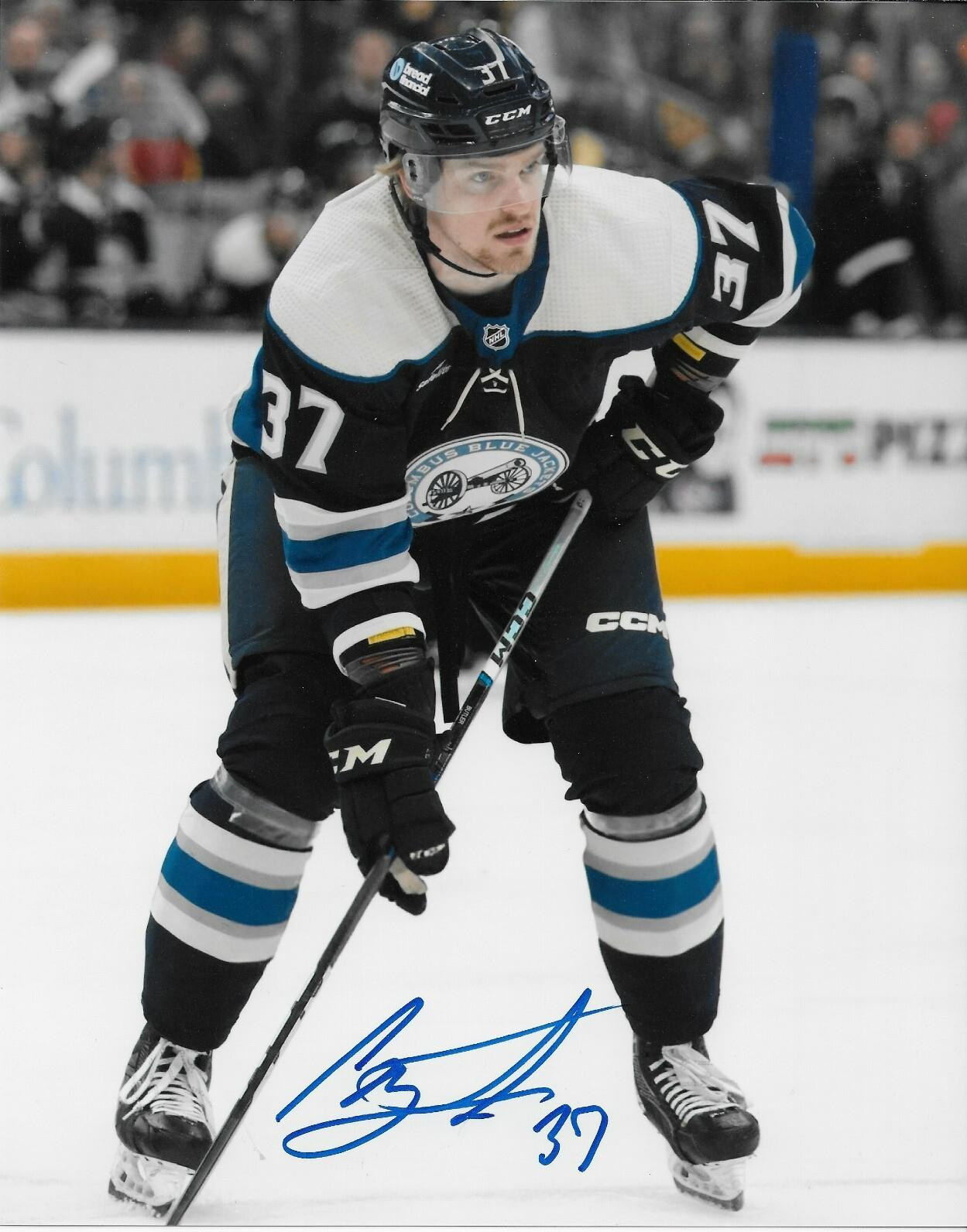 Signed Cameron Butler Columbus Blue Jackets Cleveland Monsters 8x10 Photo #2