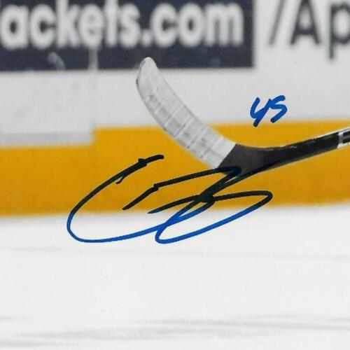 Signed Gavin Brindley Columbus Blue Jackets Autographed 8x10 Photo #2 Original