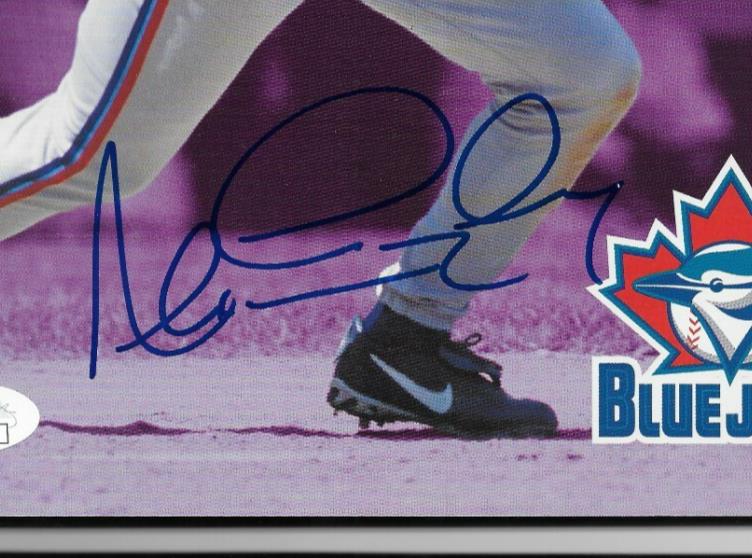 Signed Alex Gonzalez Toronto Blue Jays Program Autographed w JSA Authentication