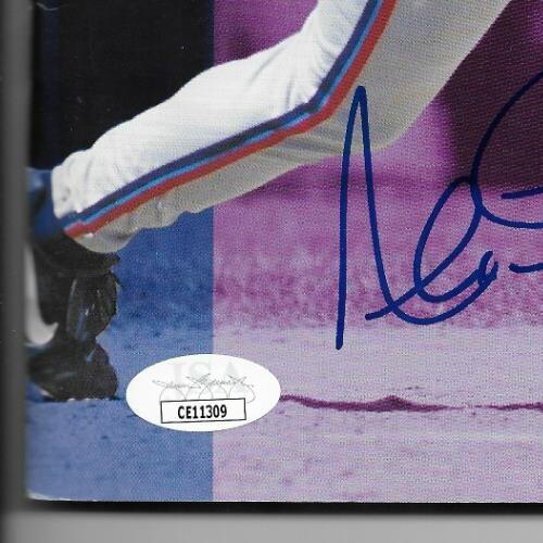 Signed Alex Gonzalez Toronto Blue Jays Program Autographed w JSA Authentication
