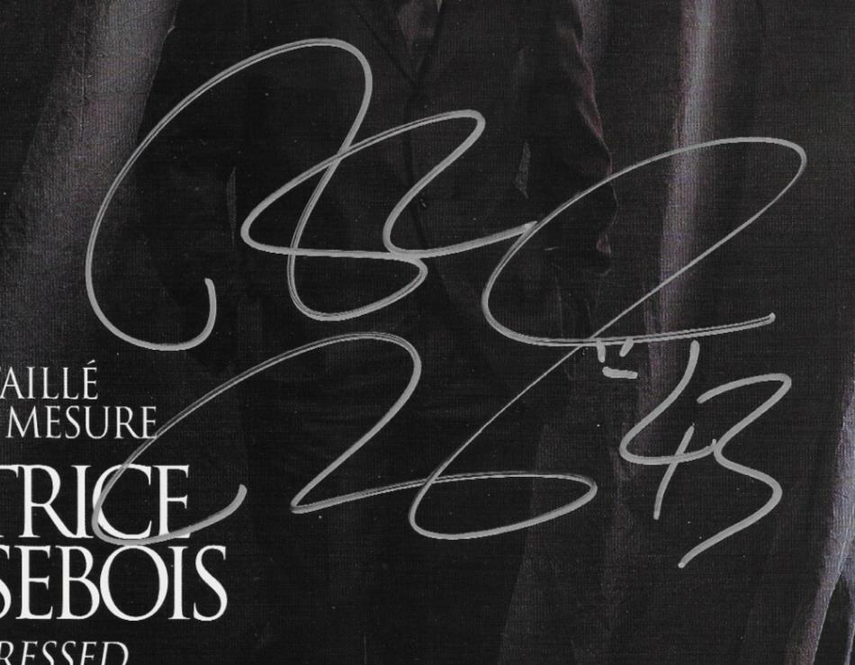 Signed Patrice Brisebois Montreal Canadiens Autographed Les Canadiens Magazine