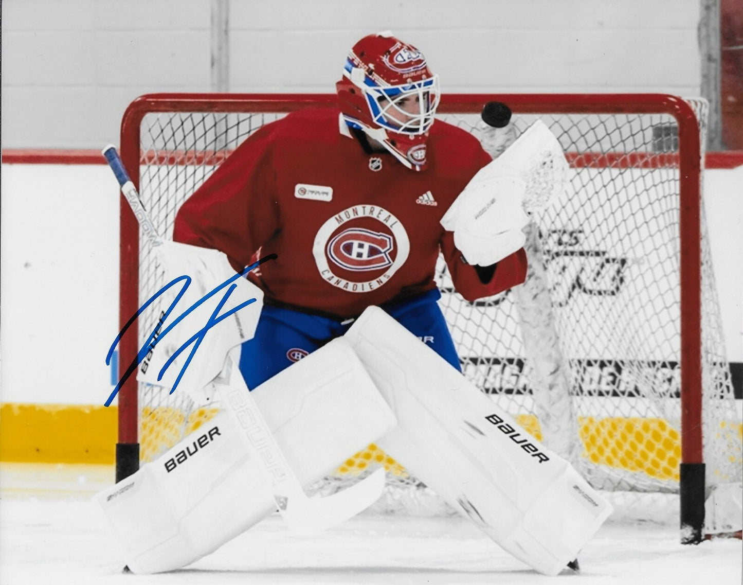 Signed Jacob Fowler Montreal Canadiens Autographed 8x10 Photo #3 Original