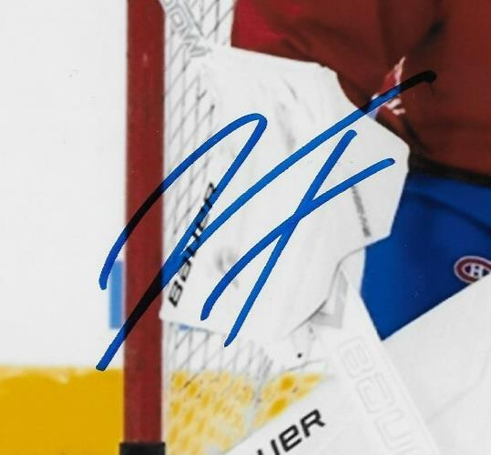 Signed Jacob Fowler Montreal Canadiens Autographed 8x10 Photo #3 Original