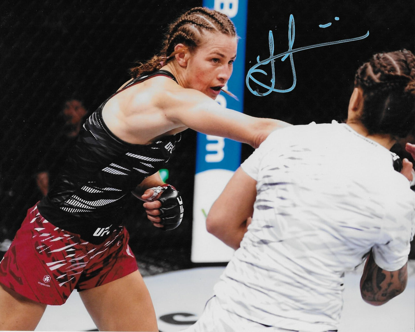 Signed Jasmine Jasudavicius UFC MMA Autographed 8x10 Photo #2 Original