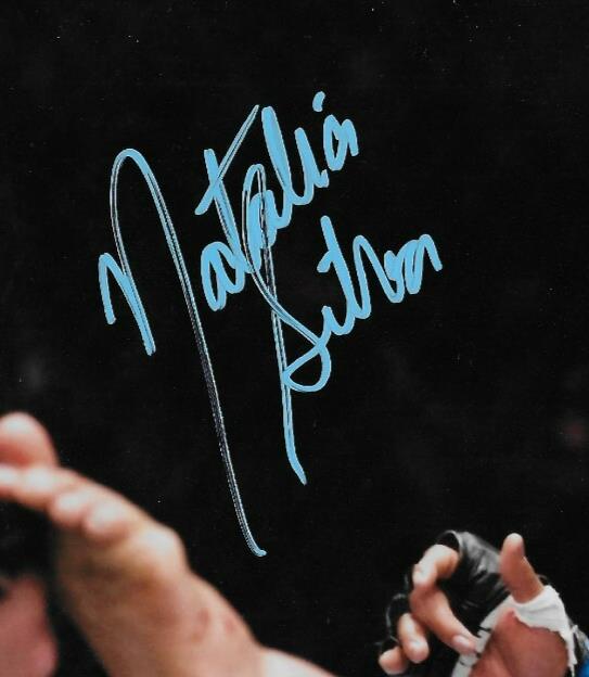 Signed Natalia Silva UFC MMA Autographed 8x10 Photo #1 Original