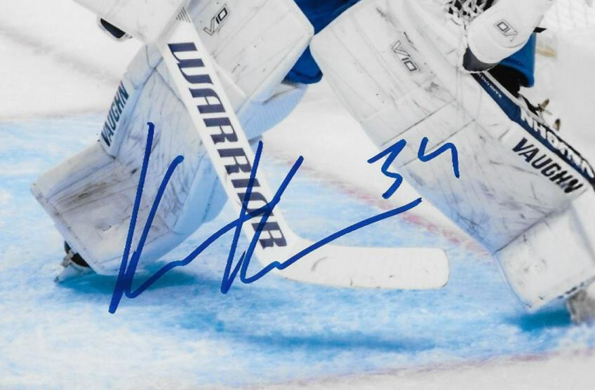 Signed Kaapo Kahkonen Colorado Rockies Autographed 8x10 Photo #1 Original