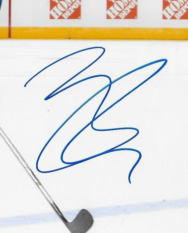 Signed Zac Dalpe Carolina Hurricanes Autographed 8x10 Photo #1 Original