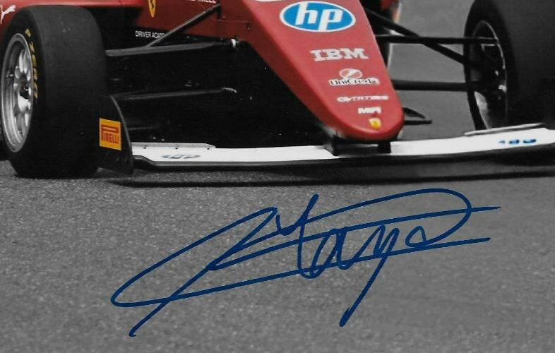 Signed Maya Weug Formula 1 Academy Ferrari Racing 8x10 Photo #5 Original