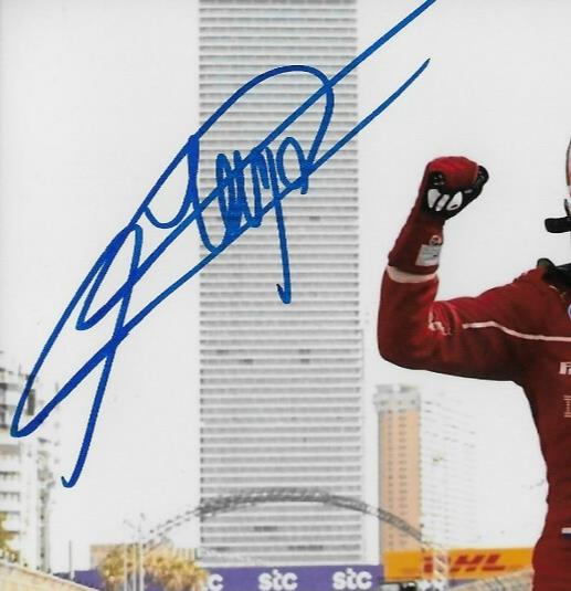 Signed Maya Weug Formula 1 Academy Ferrari Racing 8x10 Photo #6 Original