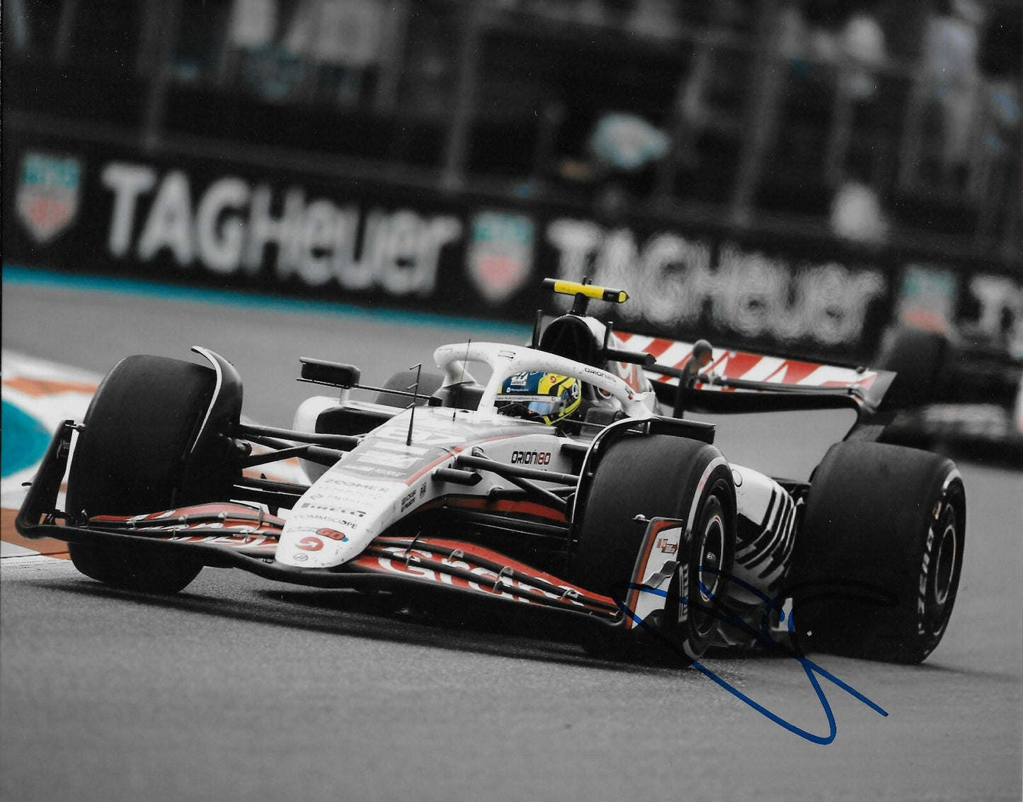 Signed Oliver Bearman Formula 1 Alpha Romeo Autographed 8x10 Photo #1 Original