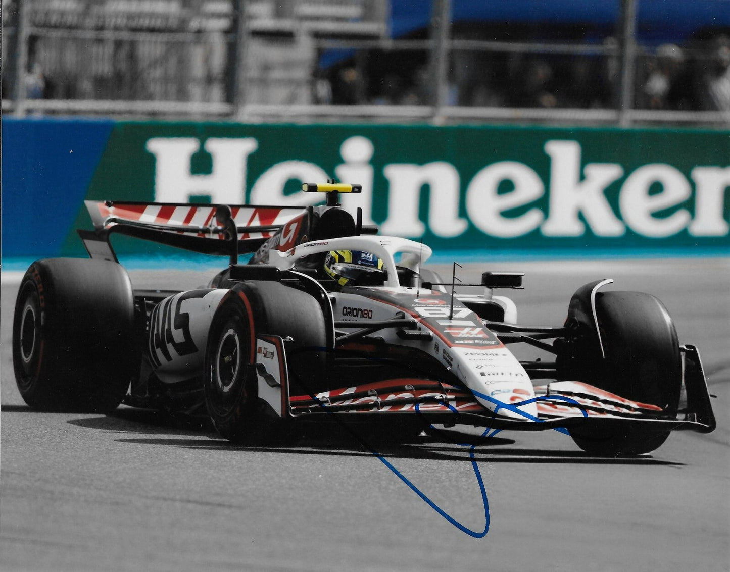 Signed Oliver Bearman Formula 1 Alpha Romeo Autographed 8x10 Photo #3 Original