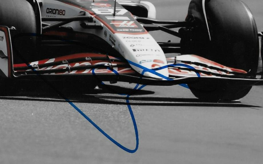 Signed Oliver Bearman Formula 1 Alpha Romeo Autographed 8x10 Photo #3 Original