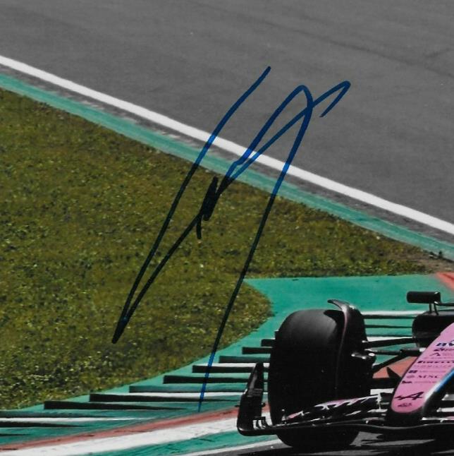 Signed Pierre Gasly Formula 1 Alpine Racing Autograped 8x10 Photo # 7 Original