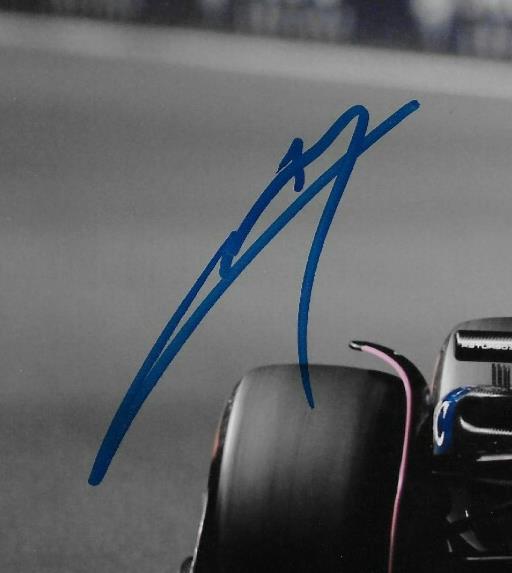 Signed Pierre Gasly Formula 1 Alpine Racing Autograped 8x10 Photo # 12 Original