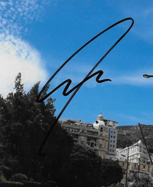 Signed Nico Hulkenberg Formula 1 Kick Sauber Racing 8x10 Photo #14 Original
