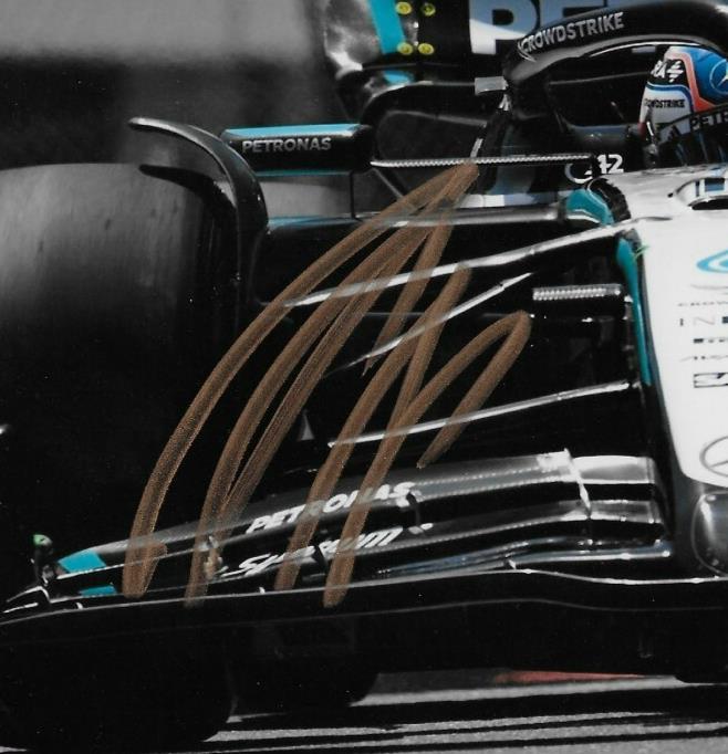 Signed Kimi Antonelli Formula 1 Mercedes Racing 8x10 Photo #4 Original