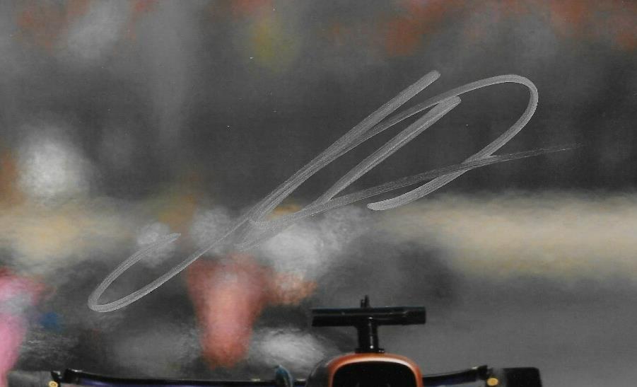Signed Alexander Alex Albon Formula 1 Williams Racing 8x10 Photo #2 Original
