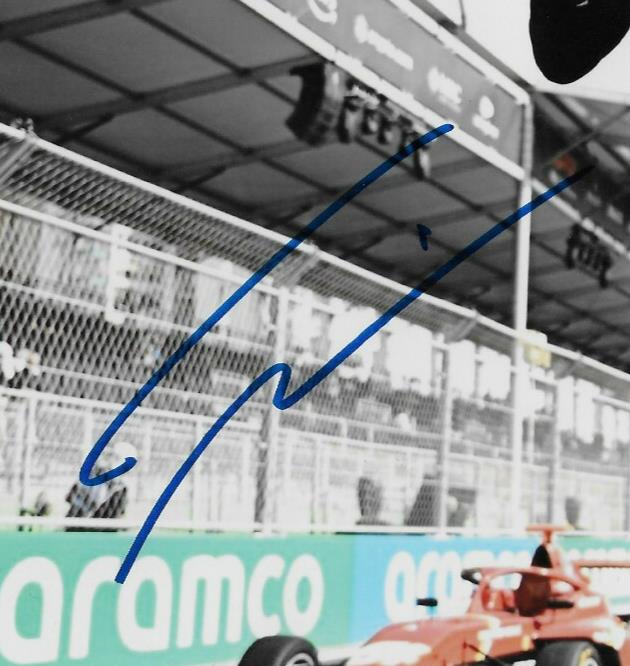 Signed Doriane Pin Formula 1 Academy Prema Racing 8x10 Photo #6 Original