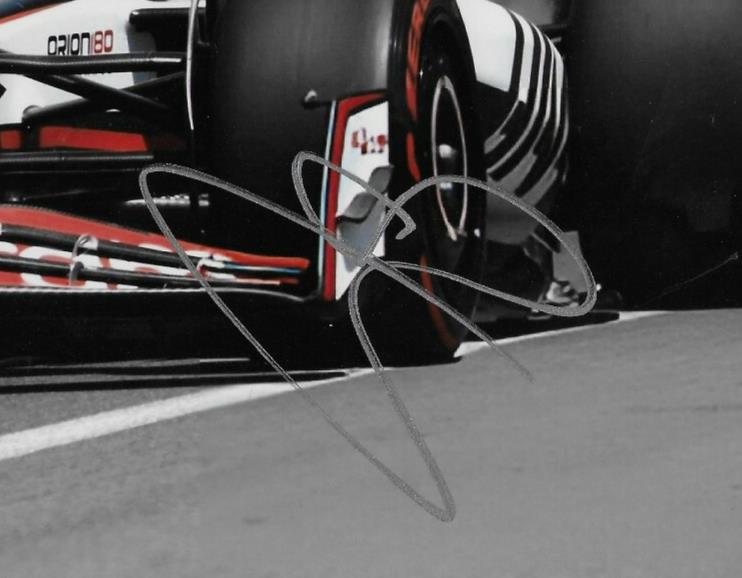 Signed Oliver Bearman Formula 1 Alpha Romeo Autographed 8x10 Photo #5 Original