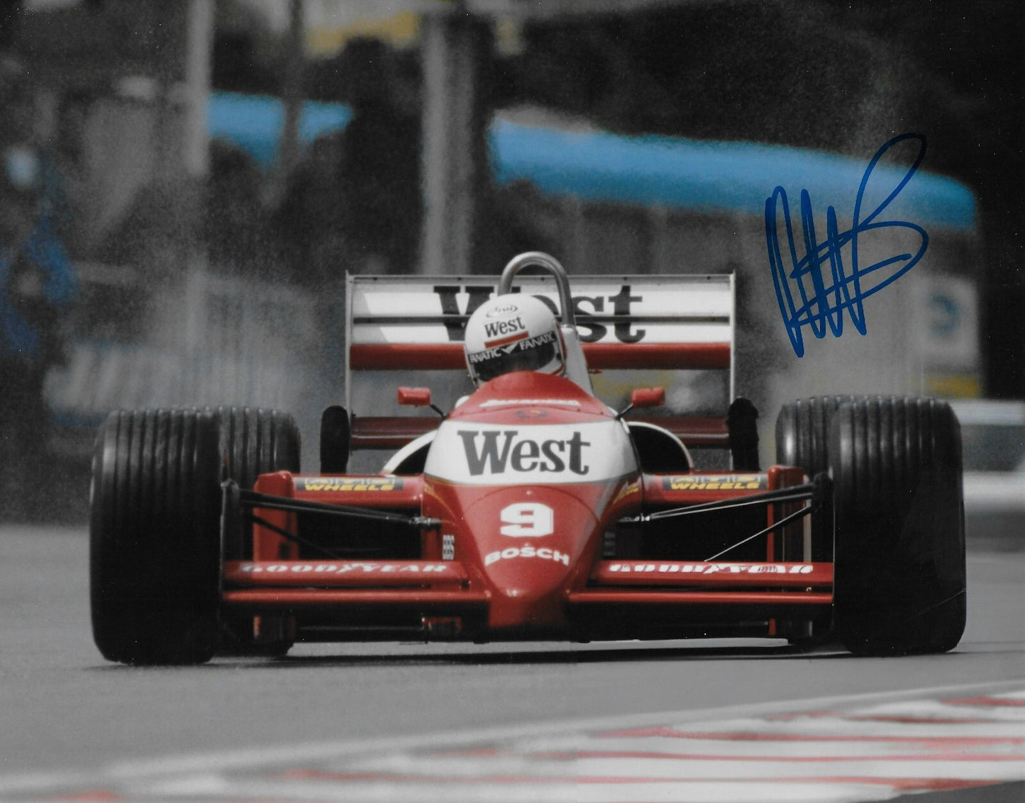 Signed Martin Brundle Formula 1 Racing Autographed 8x10 Photo #4 Original