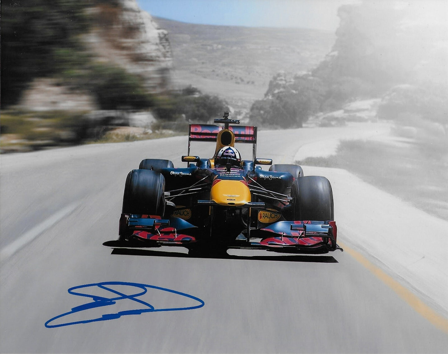 Signed David Coulthard Formula 1 Racing Autographed 8x10 Photo #1 Original