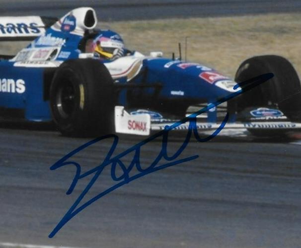 Signed Jacques Villeneuve Formula 1 Racing Autographed 8x10 Photo #5 Original