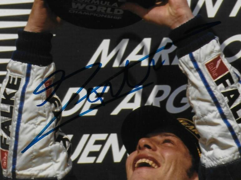 Signed Jacques Villeneuve Formula 1 Racing Autographed 8x10 Photo #6 Original