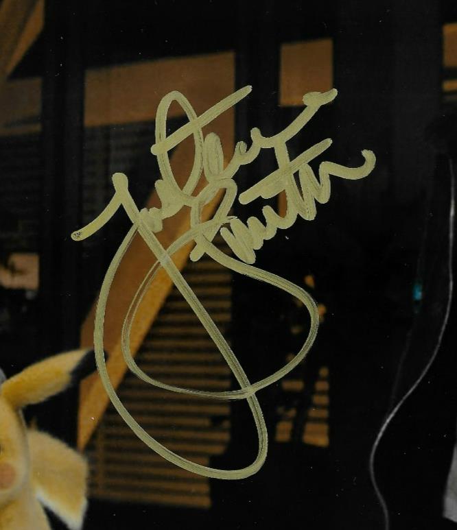 Signed Justice Smith Pokémon Detective Pikachu Jurassic World 8x10 Photo #2