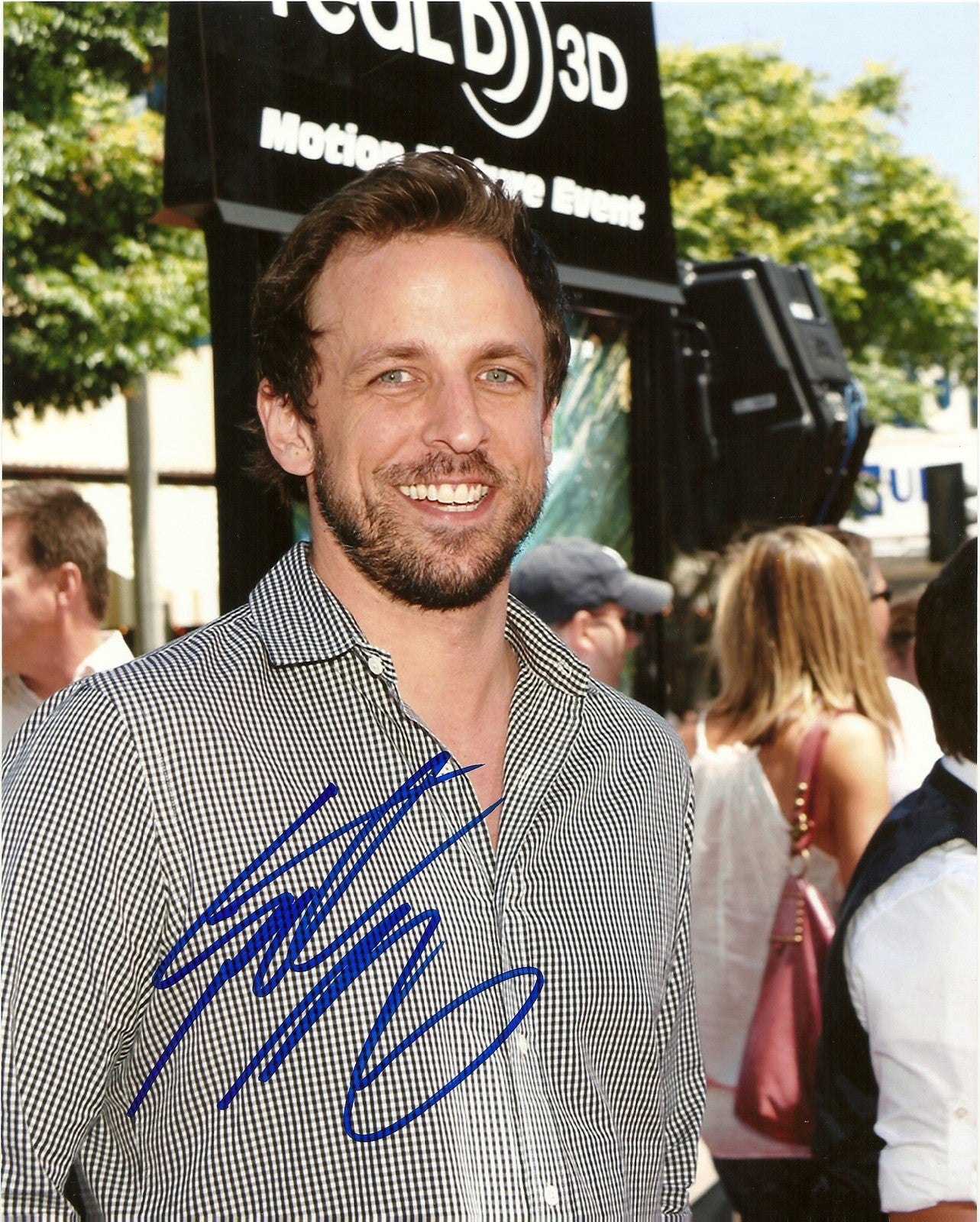 Signed Seth Meyers SNL Saturday Night Live Autographed 8x10 Photo #1 Original