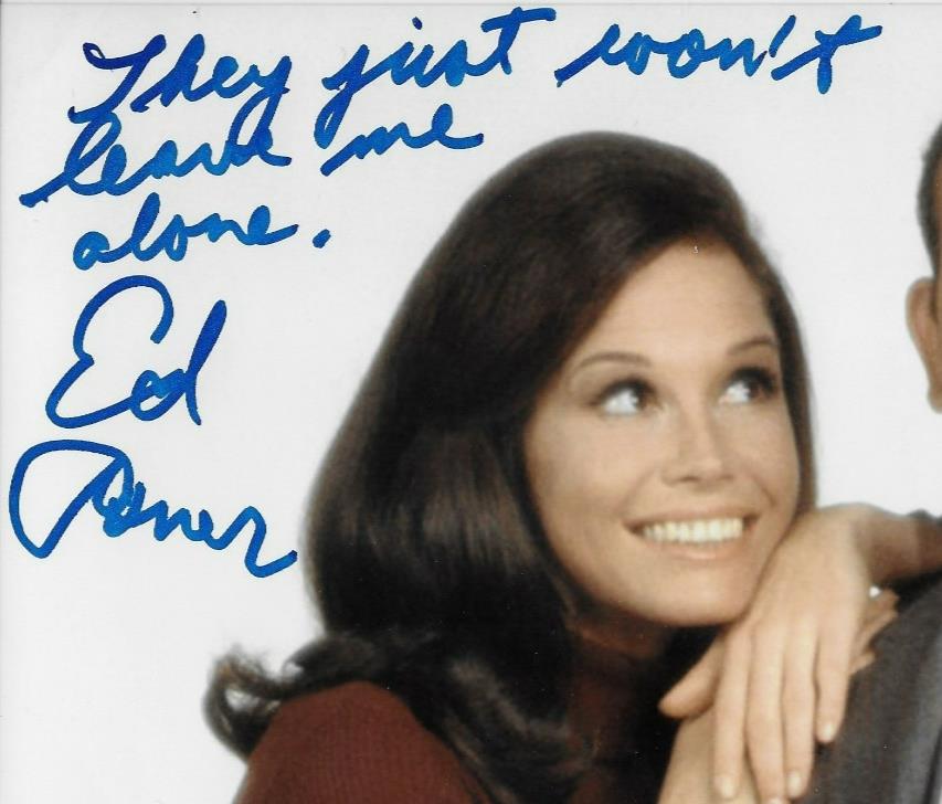 Signed Ed Asner Mary Tyler Moore Show Autographed 8x10 Photo #1 Original