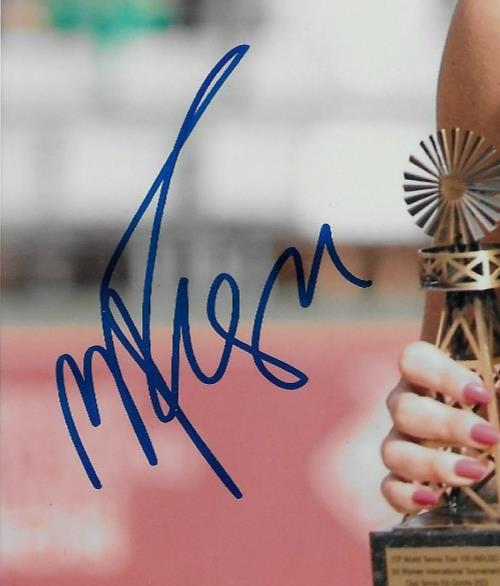 Signed Magdalena Frech Womens Tennis Autographed 8x10 Photo #1 Original