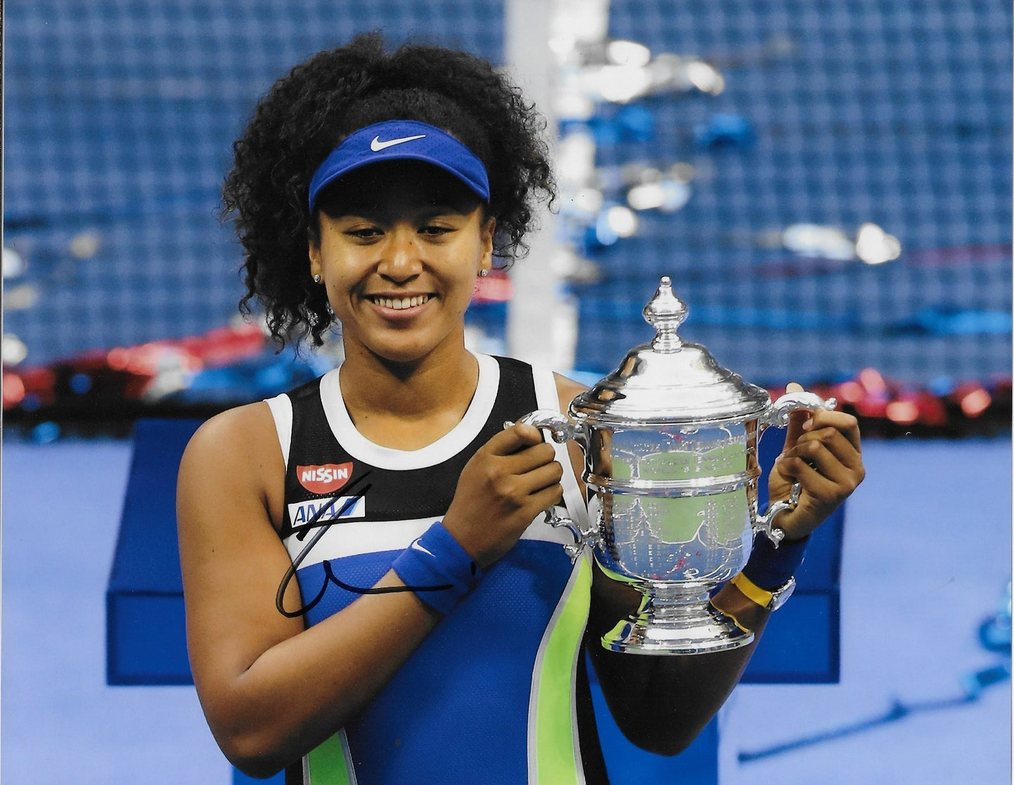 Signed Naomi Osaka Womens Tennis Autographed US Open 8x10 Photo #4 Original