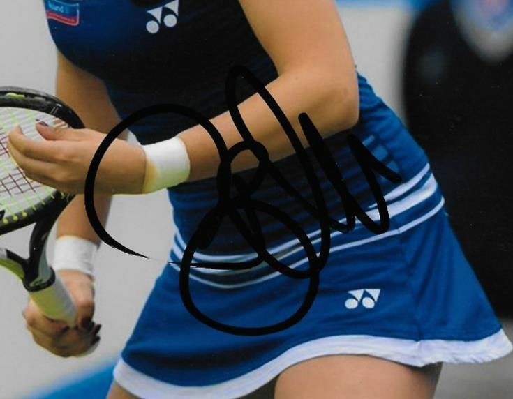 Signed Belinda Bencic Womens Tennis Autographed 8x10 Photo #8 Original