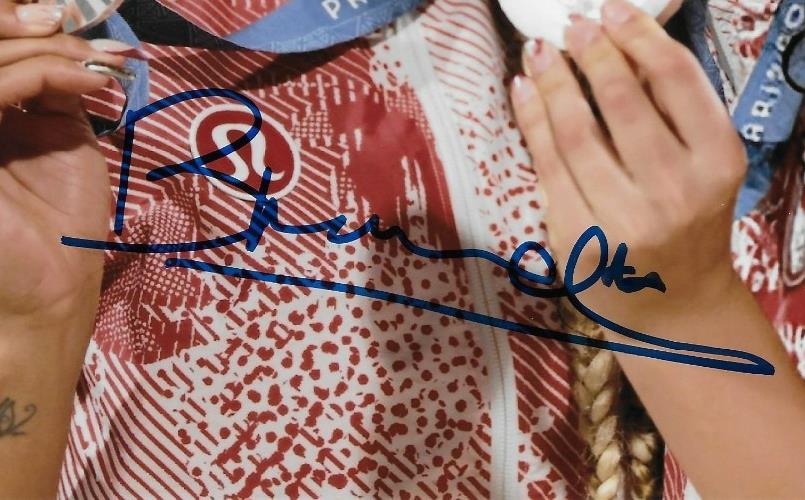 Signed Brandie Wilkerson Melissa Humana-Paredes Volleyball 8x10 Photo 1 Original
