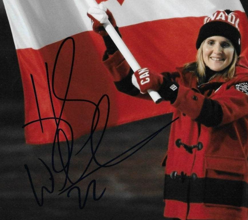 Signed Hayley Wickenheiser Team Canada Womens Hockey 8x10 Photo #3 Original