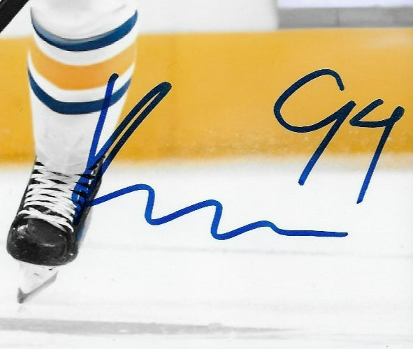 Signed Konsta Helenius Buffalo Sabres Autographed 8x10 Photo #2 Original