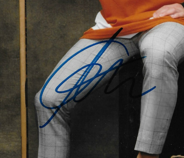 Signed Alexis Gendron Philadelphia Flyers Autographed 8x10 Photo #1 Original