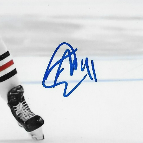Signed Frank Nazar Chicago Blackhawks Autographed 8x10 Photo #2 Original