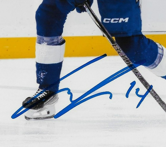 Signed Conor Geekie Tampa Bay Lightning Autographed 8x10 Photo #2 Original