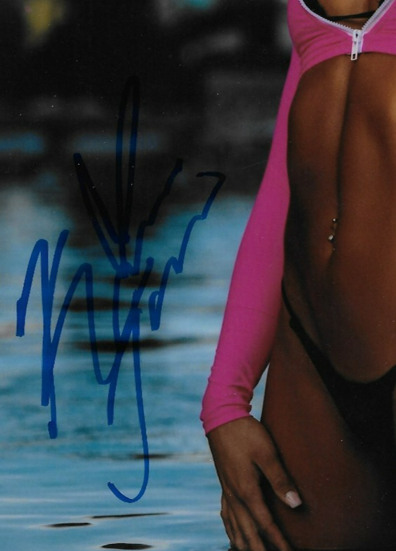 Signed Kiana James Smack Down WWE Autographed 8x10 Photo #1 Original