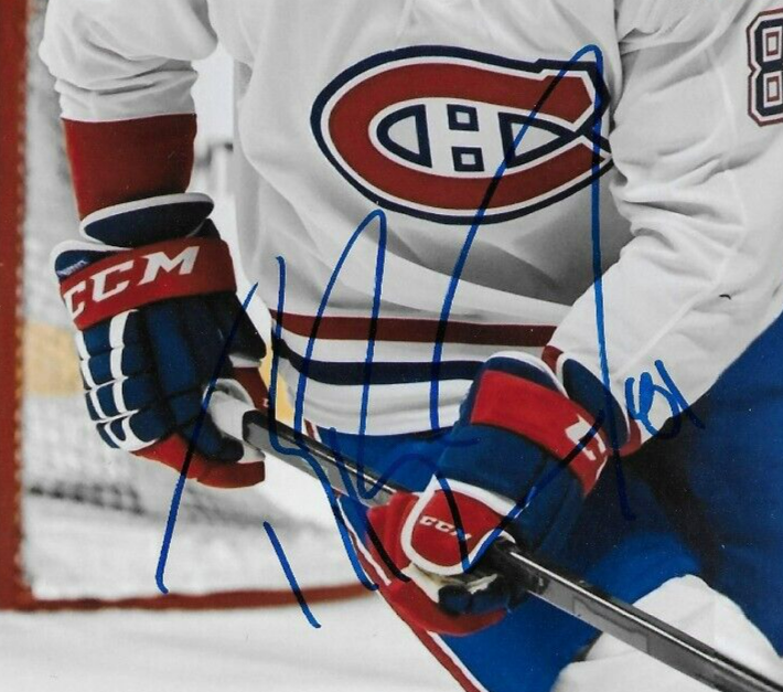 Signed Brandon Baddock Montreal Canadiens Autographed 8x10 Photo #1 Original